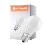 Ledvance Classic Superior LED Bulbo E27 Pera Con Filamento Mate 8.2W 1521lm - 827 Luz Muy Cálida | Regulable - Reemplazo 100W