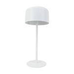 Eglo Lámpara De Mesa Roccanova Solar Acero Blanco 2W 270lm - 830 Luz Cálida | IP44 - Regulable al tacto - USB-C