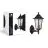 D'Lite Luz De Pared Helora Negro | IP44 - Apta para 1x E27