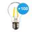 Multipack 100x Noxion Lucent LED E27 Pera con Filamento Clara 4.5W 470lm - 840 Blanco Frio | Reemplazo 40W