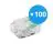 Multipack 100x Terminal de tornillo Conector | Universal | 2 Cables | 0.2-4.0MM