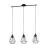 Eglo Colgante De Luz Tarbes Acero Negro | IP20 - Apta para 3x E27 