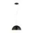 Eglo Colgante De Luz Gaeta 1 Acero Negro Oro | IP20 - Apta para 1x E27 