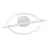 Eglo Luz de techo Amandolo Acero Blanco 17W 1900lm - 827-865 Ajustable Blanco + RGB | Regulable