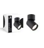D'Lite Techo Foco Clio Negro Ajustable| Apta para 1x GU10