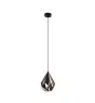 Eglo Colgante De Luz Carlton 1 Negro, Cobre | Apta para E27
