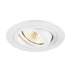 SLV New Tria 75 Foco Aluminium Blanco Esférica 8.3W 750lm 38D - 930 Luz Cálida | Recorte 75mm -  Mejor Reproducción De Color - Regulable 