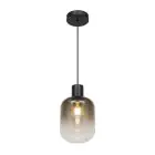 D'Lite Colgante De Luz Leffinge Smokey Vidrio | Apta Para 1x E27