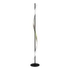 Eglo Lámpara de pie Conaprato Acero Brushed Latón, Negro 20W 2500lm - 827-840-865 CCT | Regulable