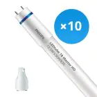 Multipack 10x Philips Tubo LED T8 MASTER (EM/Mains) High Output 12.5W 2000lm - 830 Luz Cálida | 120cm - Reemplazo 36W